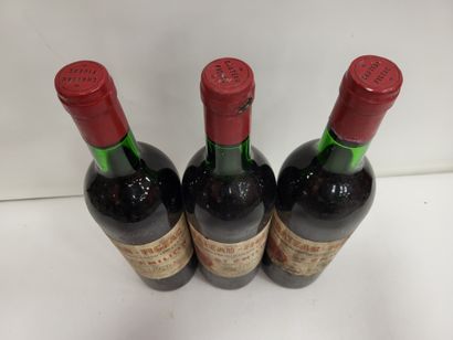 3 bottles Château FIGEAC, Saint Emilion,...