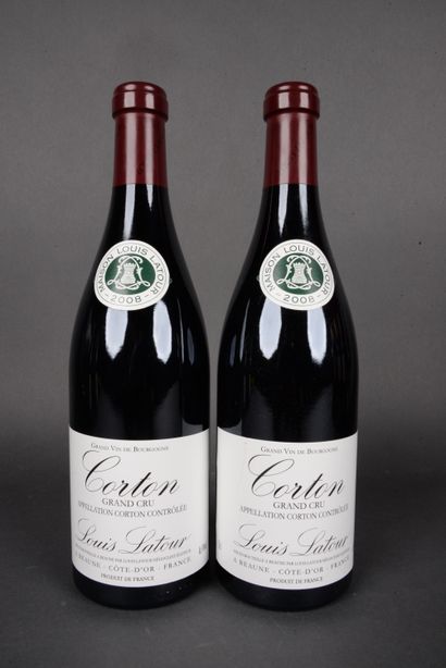 2 Bottles CORTON, Grand Cru Louis Latour,...