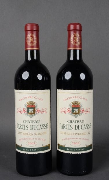 2 Bottles Château LARCIS DUCASSE, Saint Emilion...