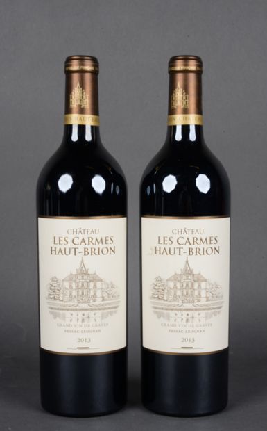 2 Bottles Château LES CARMES, Haut-Brion,...