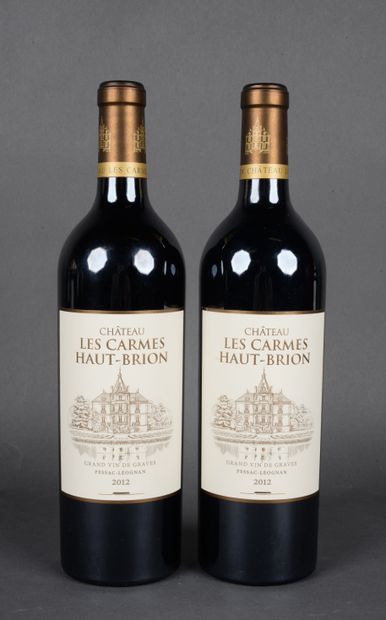 2 Bottles Château LES CARMES, Haut-Brion,...