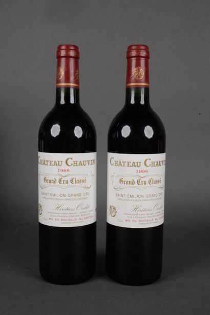 2 Bottles Château CHAUVIN, Saint Emilion...
