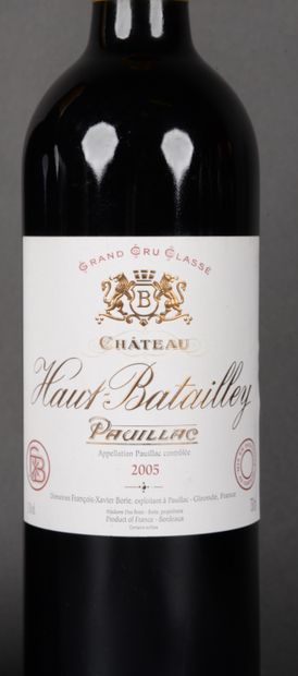 2 Bottles Château HAUT-BATAILLEY, Pauillac,...