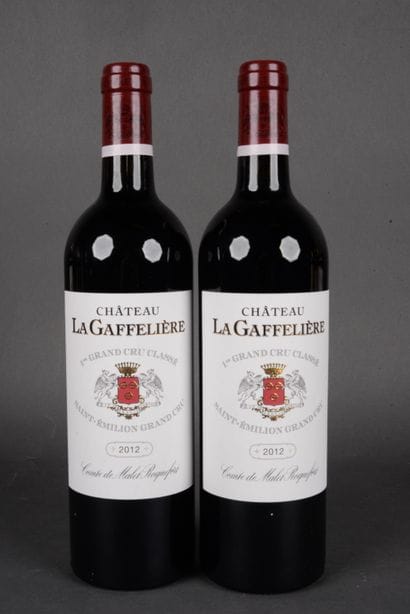 2 Bottles Château LA GAFFELIERE, Saint-Emilion,...