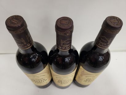 3 bottles Château GLORIA, Saint Julien, 2001...