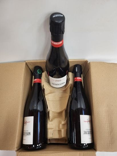 6 bottles Champagne JACQUESSON, Cuvée n°...