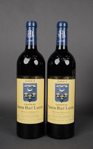 2 Bottles Château SMITH HAUT LAFITTE, Pessac...