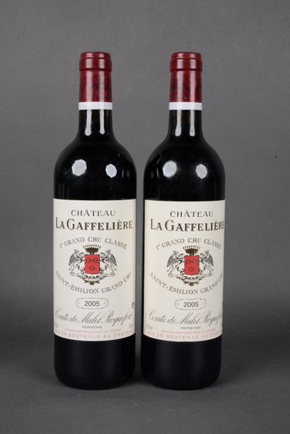 2 Bottles Château LA GAFFELIERE, Saint-Emilion...