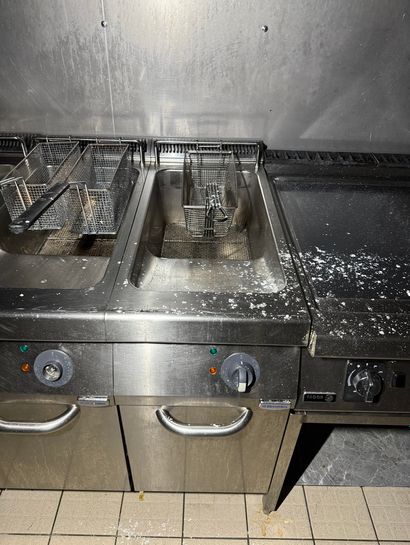 Friteuse simple bac de marque ELECTROLUX,...