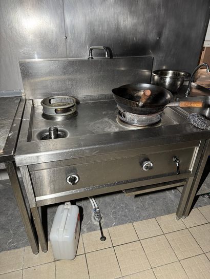 Grand WOK 2 feux, 110 X 90CM