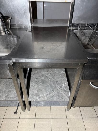 Petit plan de travail inox, 60 X 90CM