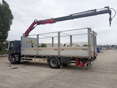 CAMION PLATEAU GRUE CAGE DAF 4X2 LF260FA...