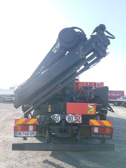 CAMION PLATEAU GRUE MERCEDES 6x4 ACTROS 2641...