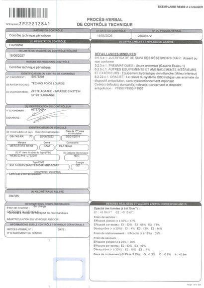 CAMION PLATEAU GRUE MERCEDES 6x4 ACTROS 2641...