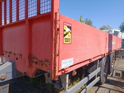 REMORQUE PLATEAU LECITRAILER LTRC-2ES équipé...