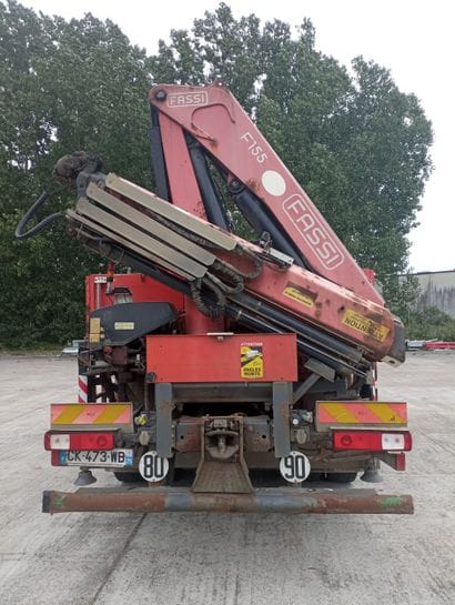 CAMION PLATEAU GRUE RENAULT 6X4 KERAX 430DXI...