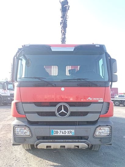 CAMION PLATEAU GRUE MERCEDES 6x4 ACTROS 2641...