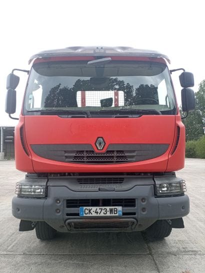 CAMION PLATEAU GRUE RENAULT 6X4 KERAX 430DXI...
