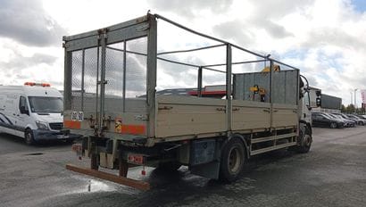 CAMION PLATEAU GRUE CAGE DAF 4X2 FA LF55...