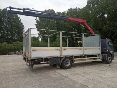 CAMION PLATEAU GRUE CAGE DAF 4X2 LF260FA...