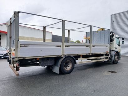CAMION PLATEAU GRUE CAGE DAF 4X2 FA LF55...