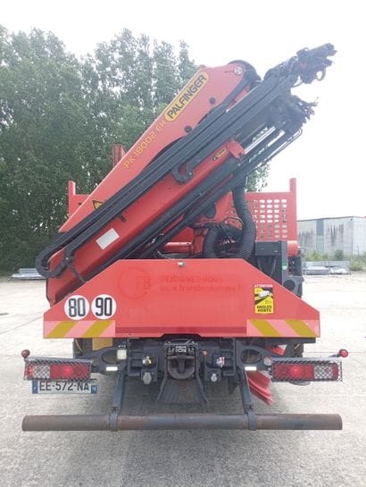 CAMION PLATEAU GRUE RENAULT 6X4 C430 équipé...
