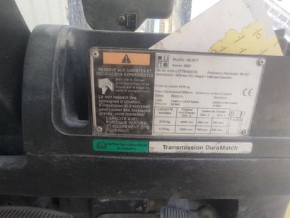 Chariot élévateur GAZ HYSTER 2,5FT TRIPLEX...