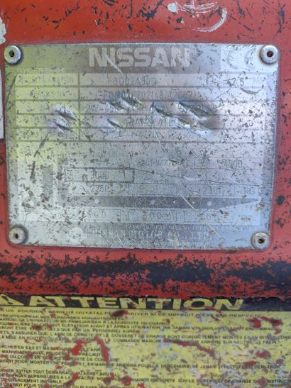 Chariot élévateur Thermique NISSAN D02A30U...