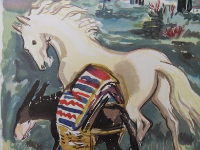 Yves BRAYER

Yves BRAYER (1907 - 1990)
Cheval...