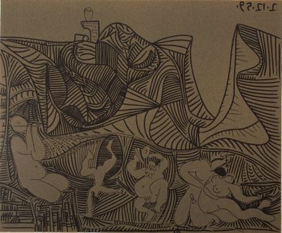 Pablo PICASSO (1881-1973) (d'après)
Bacchanale...