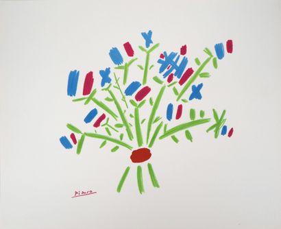 Pablo PICASSO (1881-1973) (d'après)
Le bouquet...