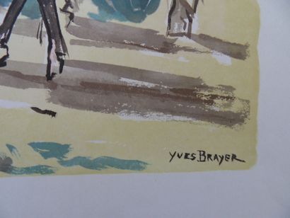 Yves BRAYER

Yves BRAYER (1907 - 1990)
Cheval...