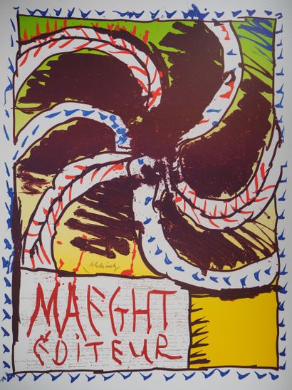 Pierre Alechinsky (1927-)
Hélice, 1982

Lithographie...