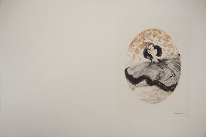 Louis ICART (1888 - 1950)
Jeune femme rêveuse

Gravure...