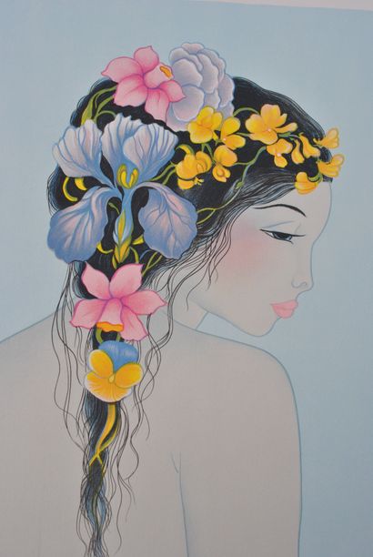 Mara TRAN-LONG

Mara TRAN LONG (1935-)
Geisha...