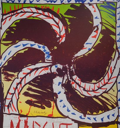 Pierre Alechinsky (1927-)
Hélice, 1982

Lithographie...