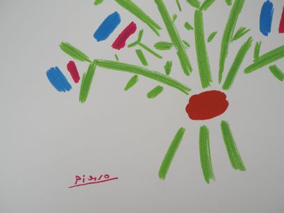 Pablo PICASSO (1881-1973) (d'après)
Le bouquet...