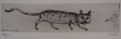 Mordecai MOREH
Le matin d'un chat : le chat...