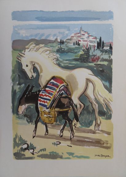 Yves BRAYER

Yves BRAYER (1907 - 1990)
Cheval...