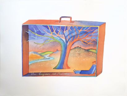 Jean-Michel FOLON (1934 - 2005)
Voyage en...