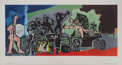 Pablo PICASSO (1881-1973) (d'après)
La Guerre,...