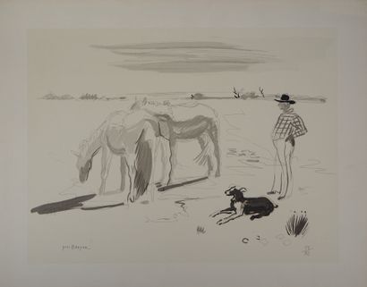 Yves BRAYER

Yves BRAYER (1907 - 1990)
Chevaux...