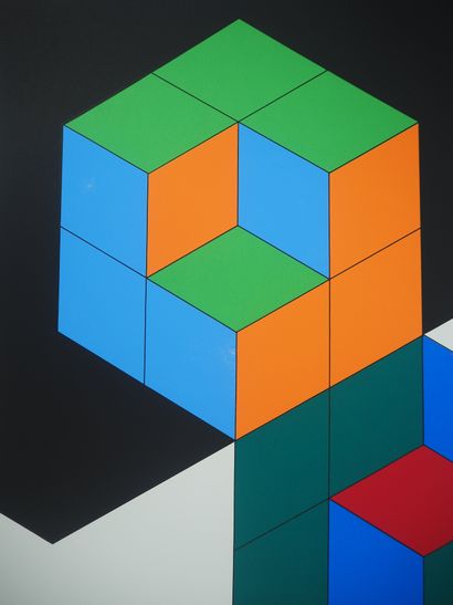 Victor VASARELY (1906 - 1997)
Composition...