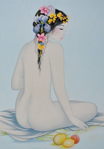 Mara TRAN-LONG

Mara TRAN LONG (1935-)
Geisha...
