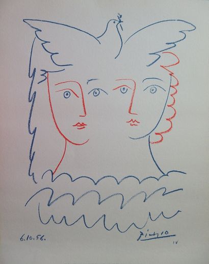 Pablo PICASSO (1881-1973) (d'après)
Couple...