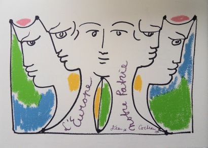 Jean COCTEAU

Jean COCTEAU (1889-1963)
L'Europe...