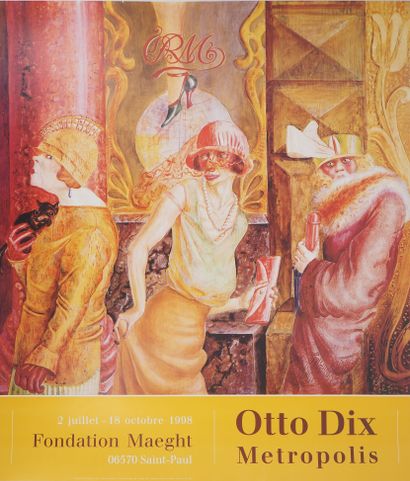 Otto DIX

Otto DIX (1891 - 1969) 
Metropolis,...