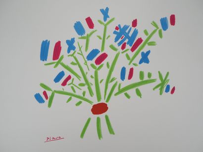 Pablo PICASSO (1881-1973) (d'après)
Le bouquet...
