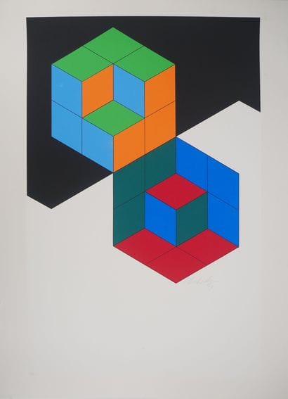 Victor VASARELY (1906 - 1997)
Composition...