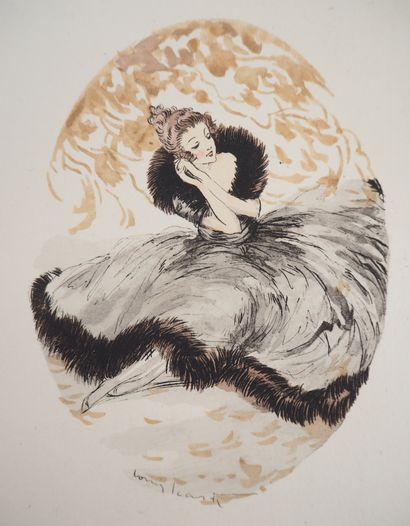 Louis ICART (1888 - 1950)
Jeune femme rêveuse

Gravure...